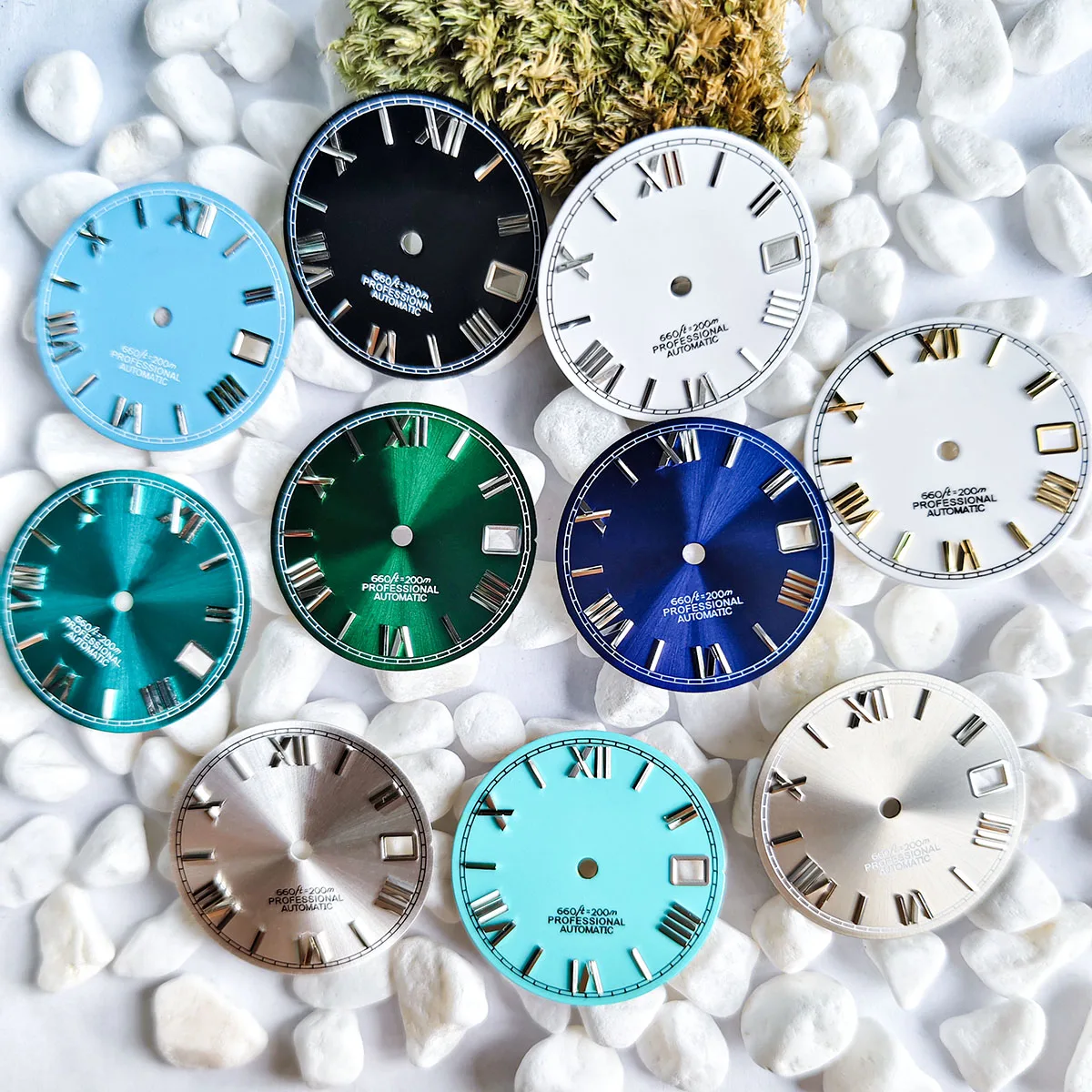 

Roman numerals dial size 28.5 mm NH35/NH36 dial for NH35/36 movement watch accessories