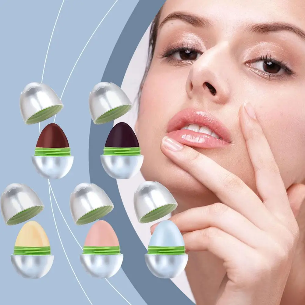 Queijo ovo cor quente bálsamo labial batom de longa duração higiênico hidratante lábios plumper nutrir maquiagem cuidados com os lábios cosméticos