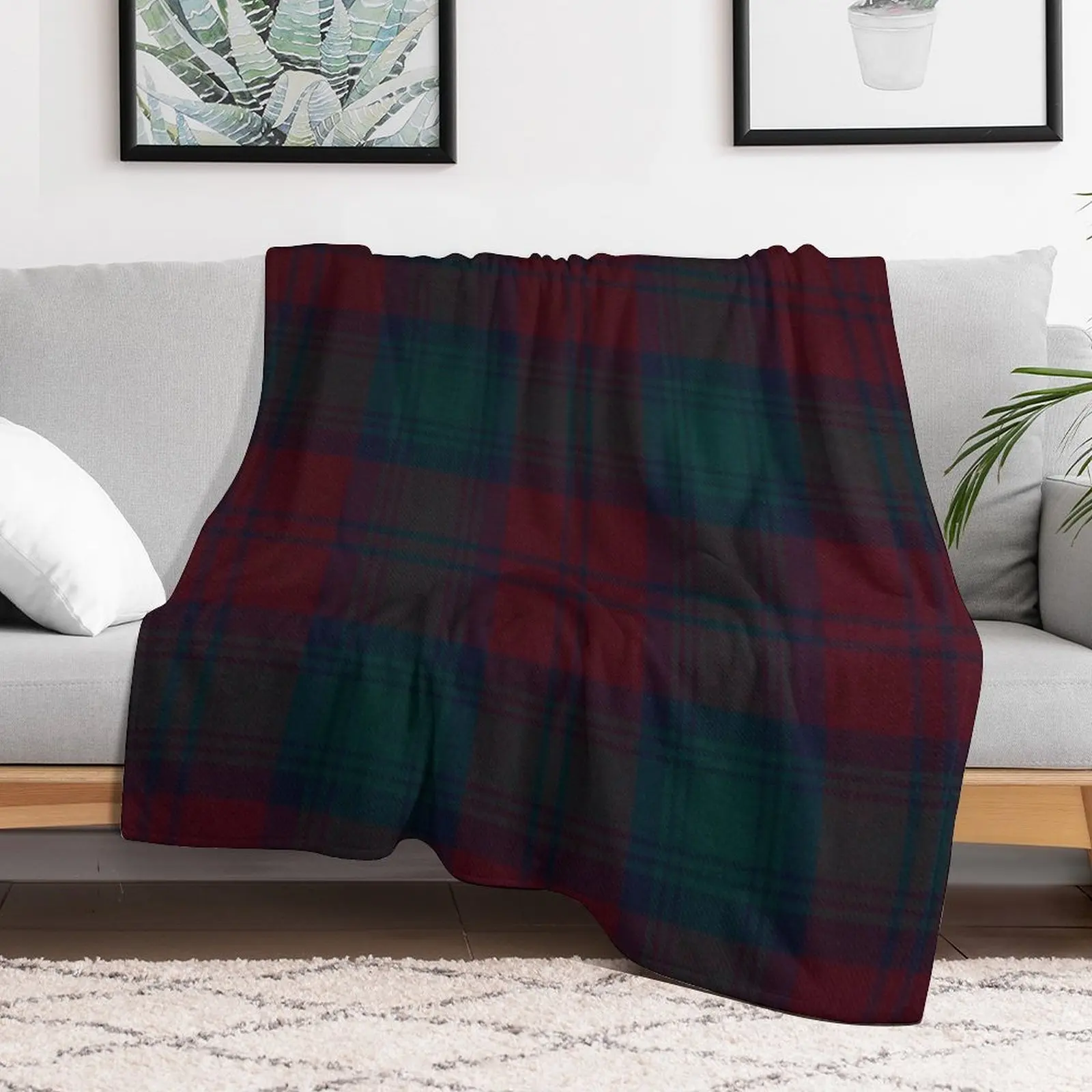 Lindsay Scottish Tartan Throw Blanket for sofa halloween Blankets