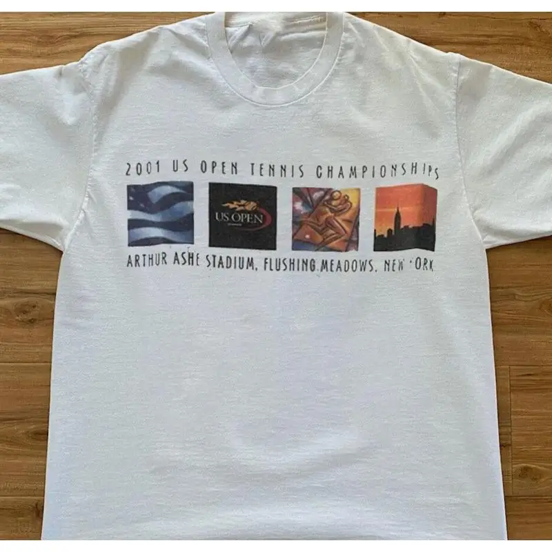 Vintage 2001 Us Open Tennis T Shirt Size S 5Xl