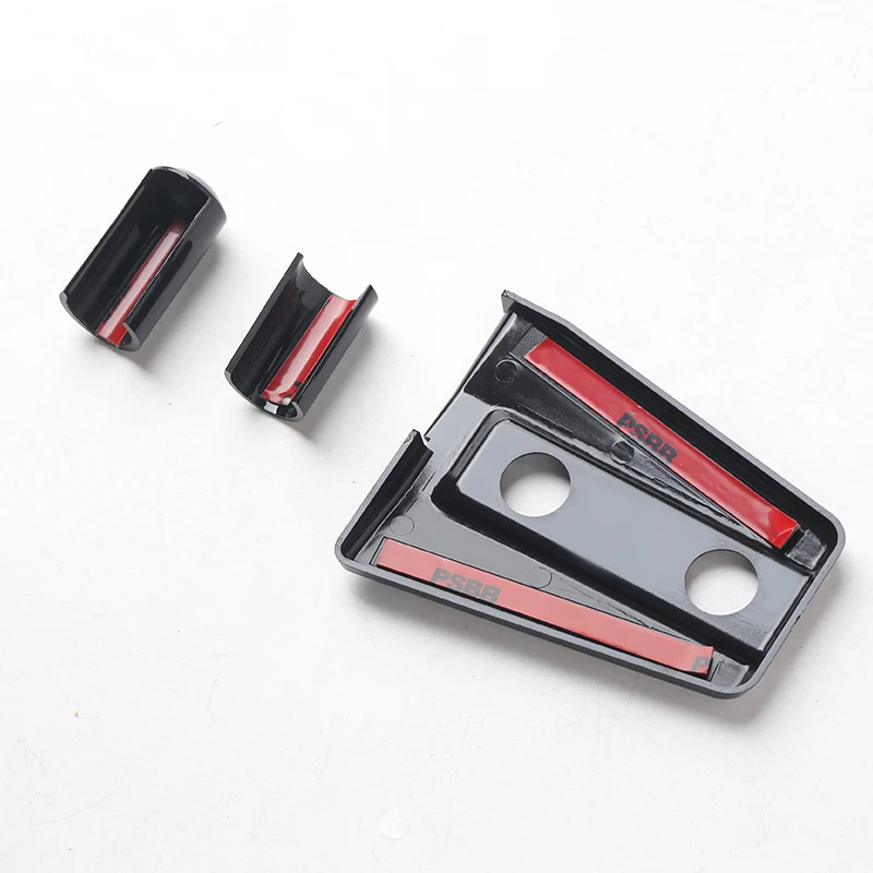 Door hinge cover decorative external accessories 2007-2018 (black 8PCS) suitable for Jeep Wrangler JK JKU Rubicon 2D&4D