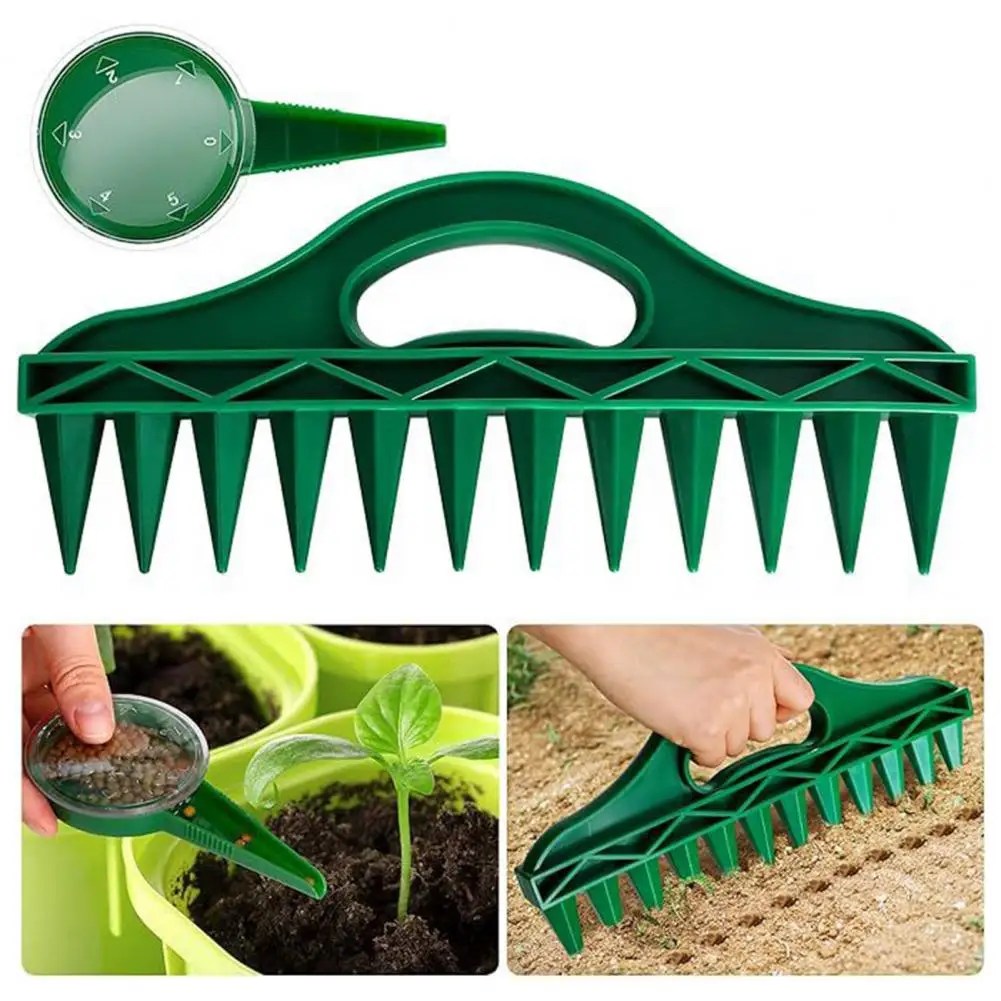 

Sowing Dispenser Efficient Garden Planting Tool for Accurate Spacing Soil Dispensing Practical Design with Handle for Wide Usage