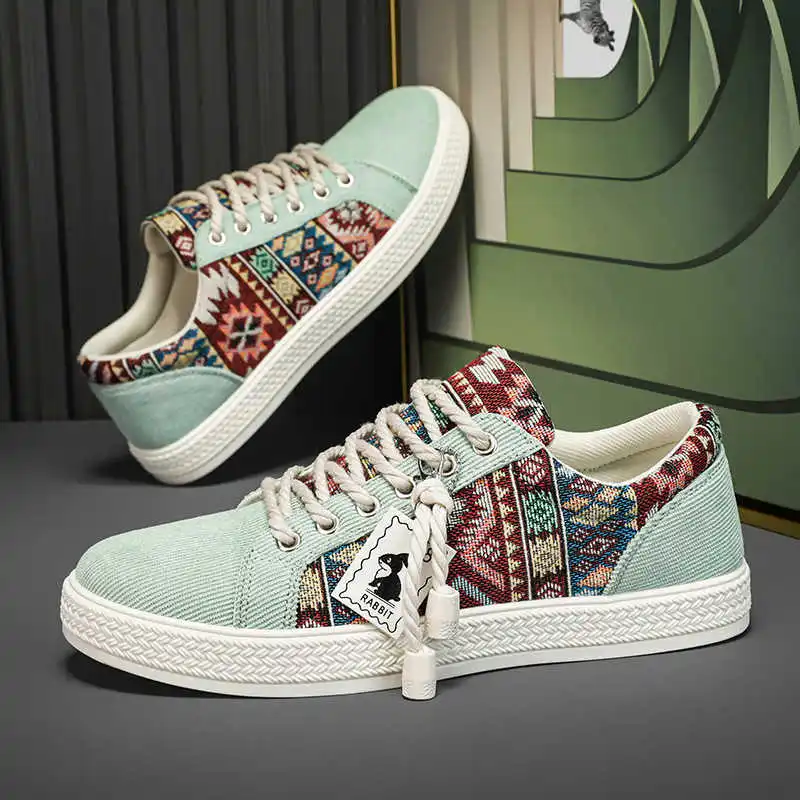 Normal Leather Round Nose Orange Shose Shoes Sneakers For Men Loafers Shoes Men Original Sports Tens 2025new Second Hand