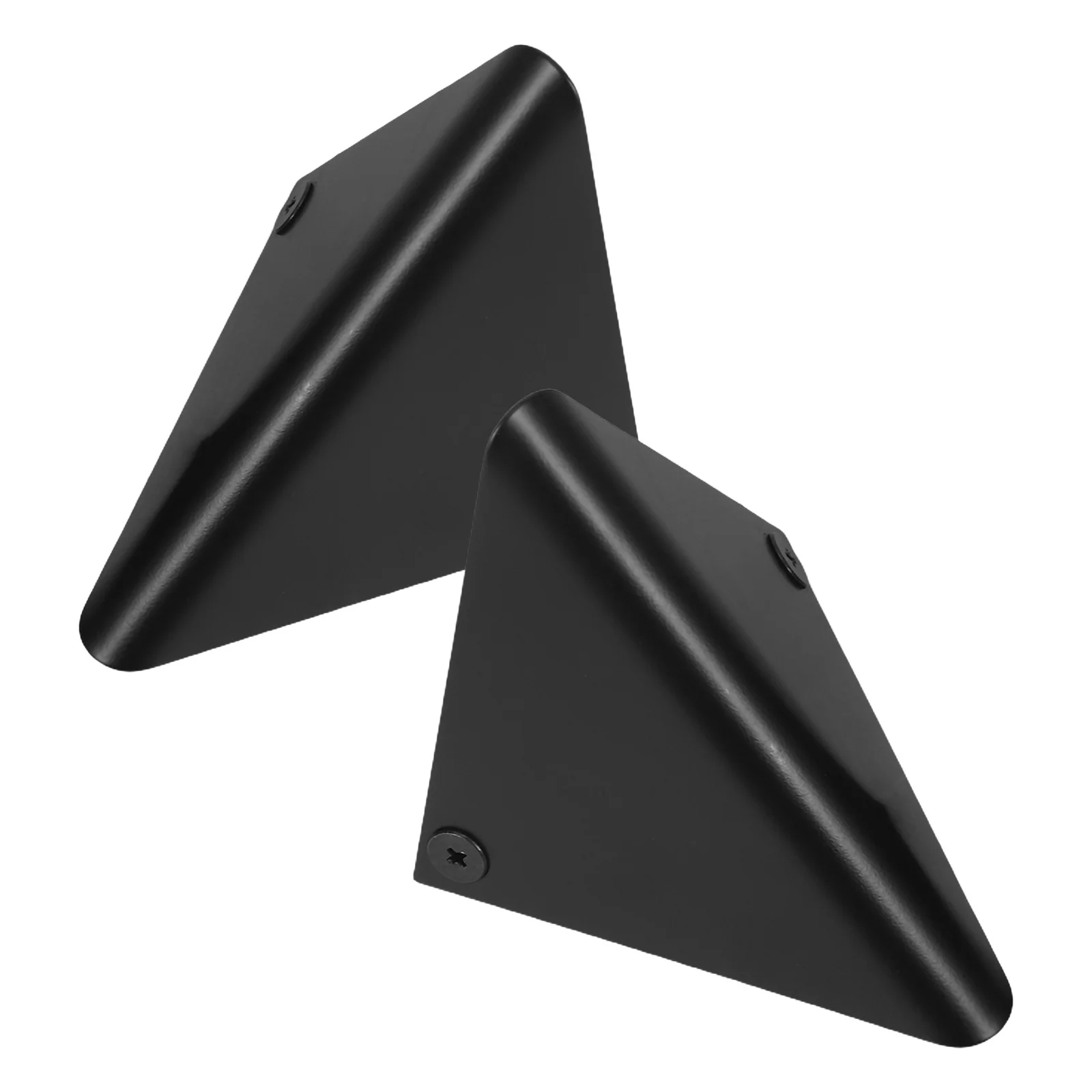 

2pcs Triangle Shelf Bracket 65X65X54Mm Heavy Duty Metal Corner Brace Coated Wall Mount Brackets For Floating