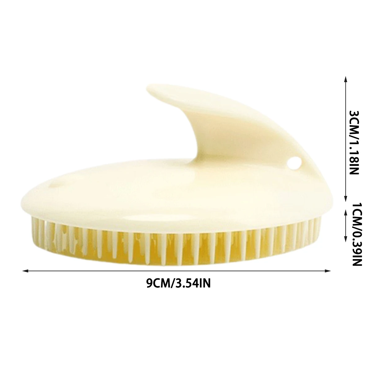 فرشاة تدليك فروة الرأس الناعمة إزالة القشرة الرطبة والجافة غسل الشعر مشط المحمولة للعناية بفروة الرأس فرشاة اغتسال Rolle ВВВКАВВВ0С ﻿