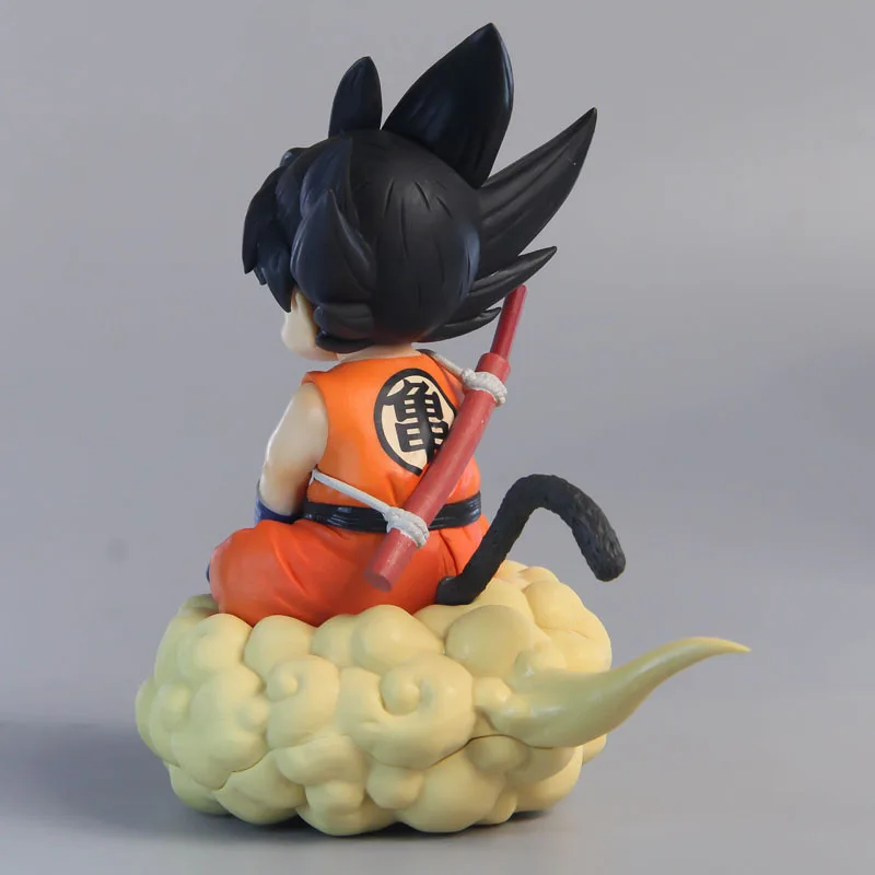 Anime 16CM smok Ball syn Goku z chmurką figurka akcji Goku PVC posąg zabawki do kolekcjonowania prezenty