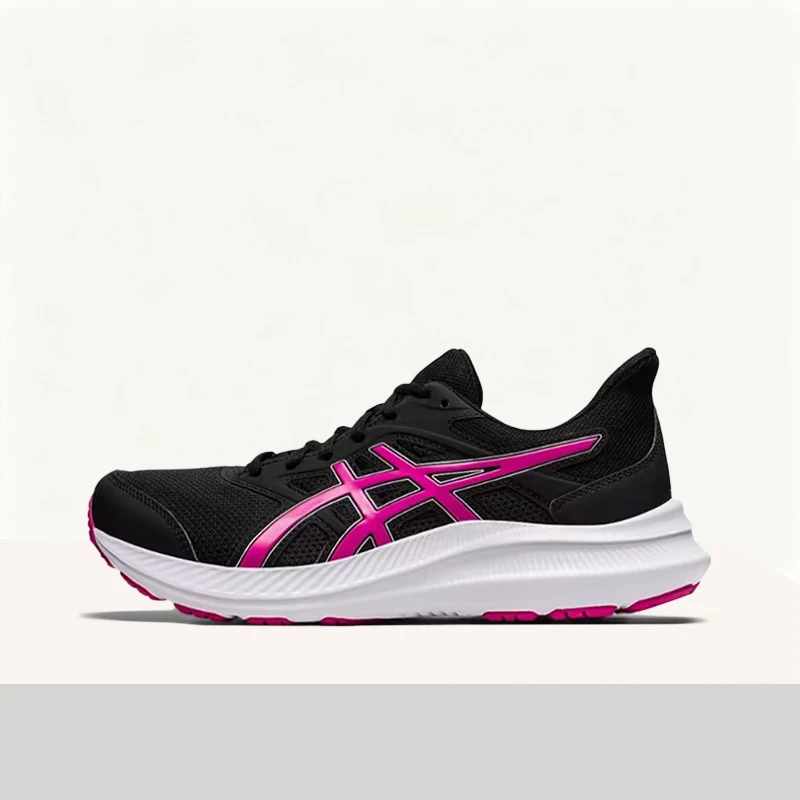 ASICS Jolt 4 Women's Black/Purple Low-Top Runners – Cushioned Non-Slip Sole & Durable Comfortable Everyday Fit 1012B422-003