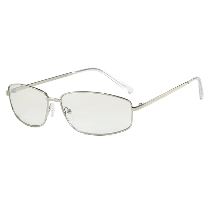 Vintage y2k Sunglasses Women Stylish Gradient Lens Outdoor Shades Trendy Luxury Brand Design Metal Frame Eyewear UV400