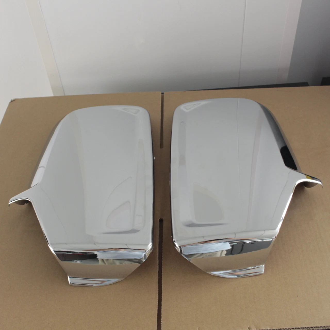 For Mercedes Sprinter VW CRAFTER Door Wing Mirror CHROME Back Casing Cover Pair 2006-2017