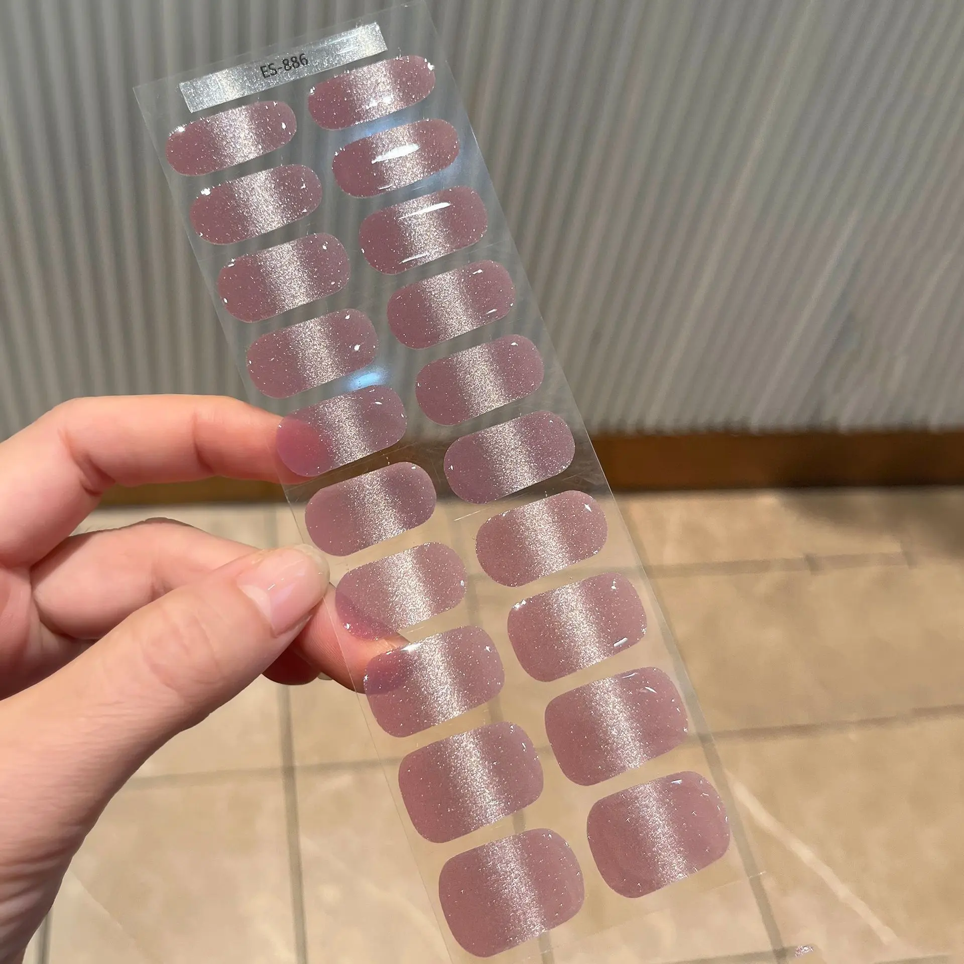 20Tips スパーキャッツアイ グラデーション フラッシュ セミベイク セミキュア UVジェル 光線療法 防水 ネイルステッカー