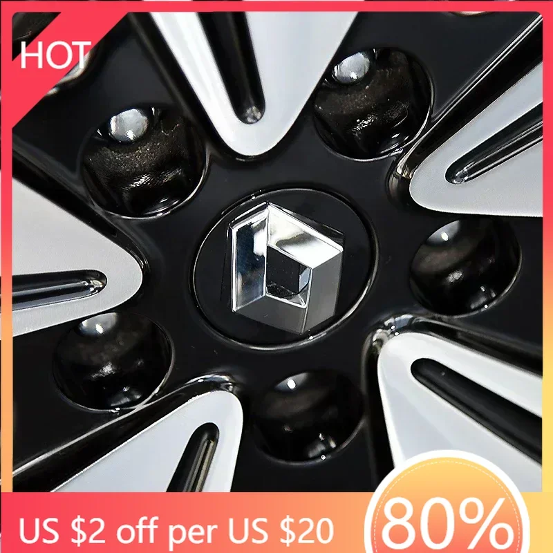 

Колпаки ступиц для Renault Koleos Captur Kadjar Megane Scenic Arkana Zoe Twingo 4 шт. 57 мм 60 мм, крышка центра ступицы колеса автомобиля, значок логотипа E