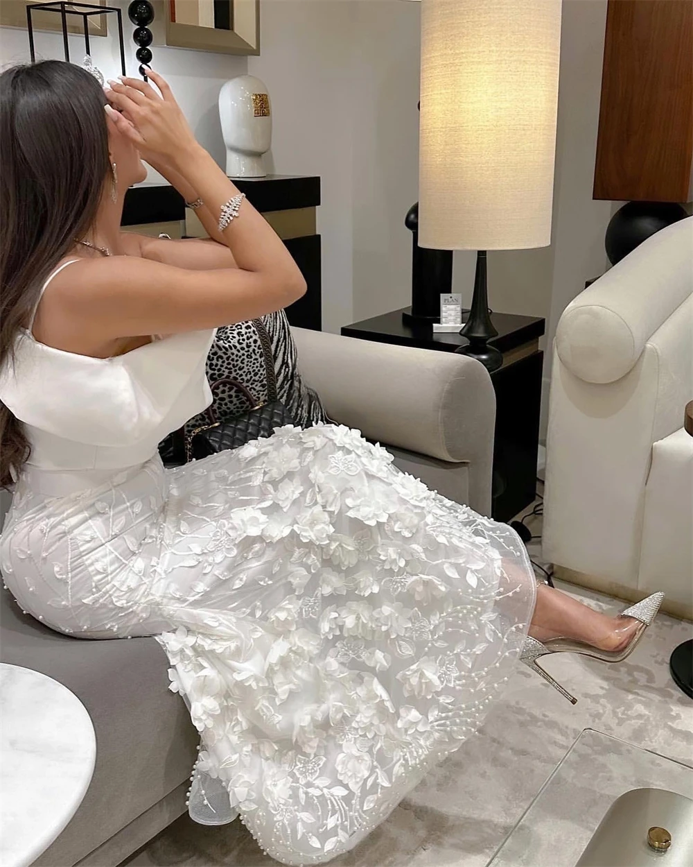 Customizedes Retro Exquisite Spaghetti A-line Applique Tulle Formal Occasion Gown vestidos para mujer فساتين سهره فاخره 2023