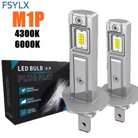 H1 LED headlights 6000K 4300K M1P H11 H8 H9 9005 9006 hb3 hb4 car led light H1 led headlight bulb