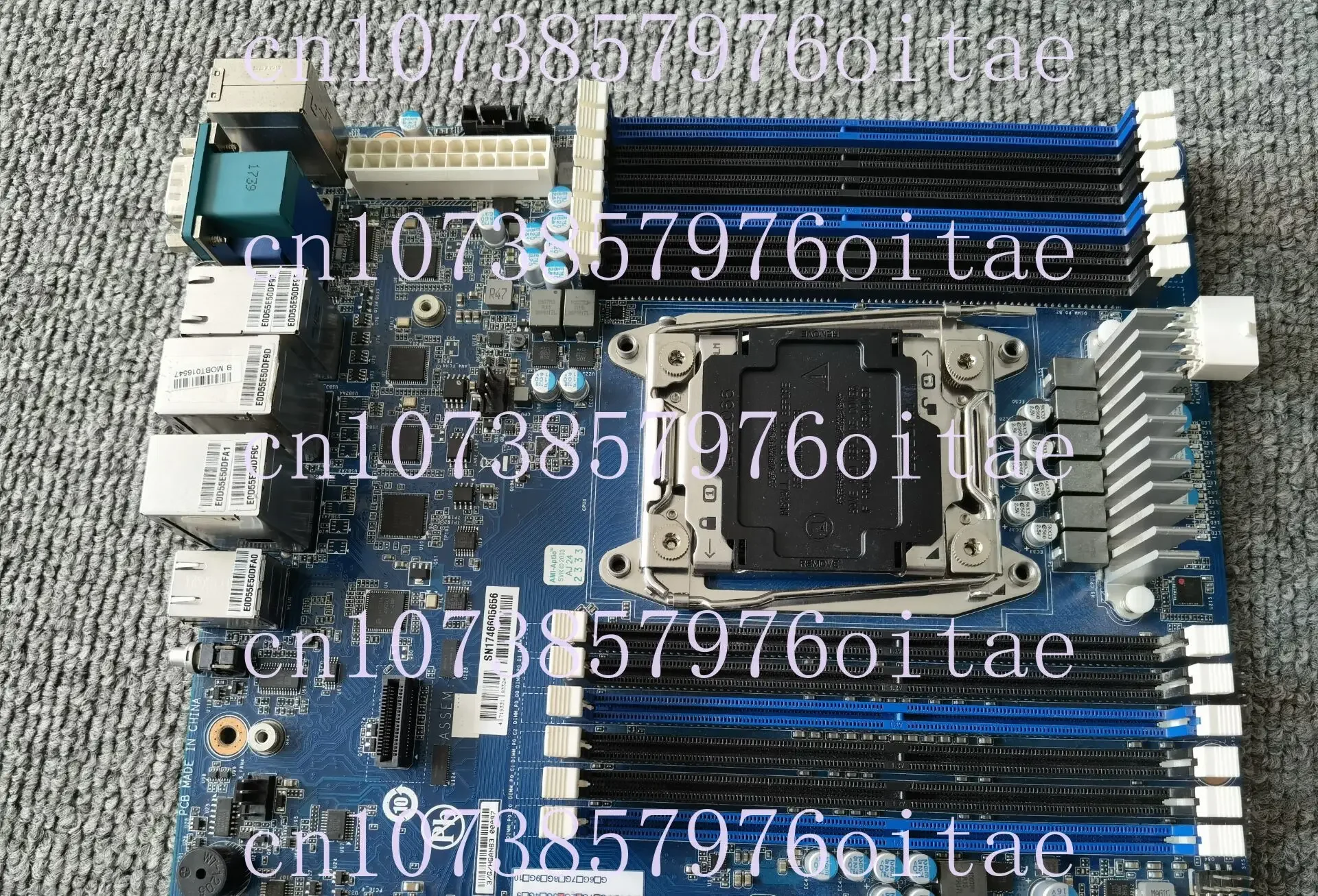 MU70-SU0 X99 Server Main Board C612 E5-2678V3 2683V4 Four Network Interface Card 2699 ES