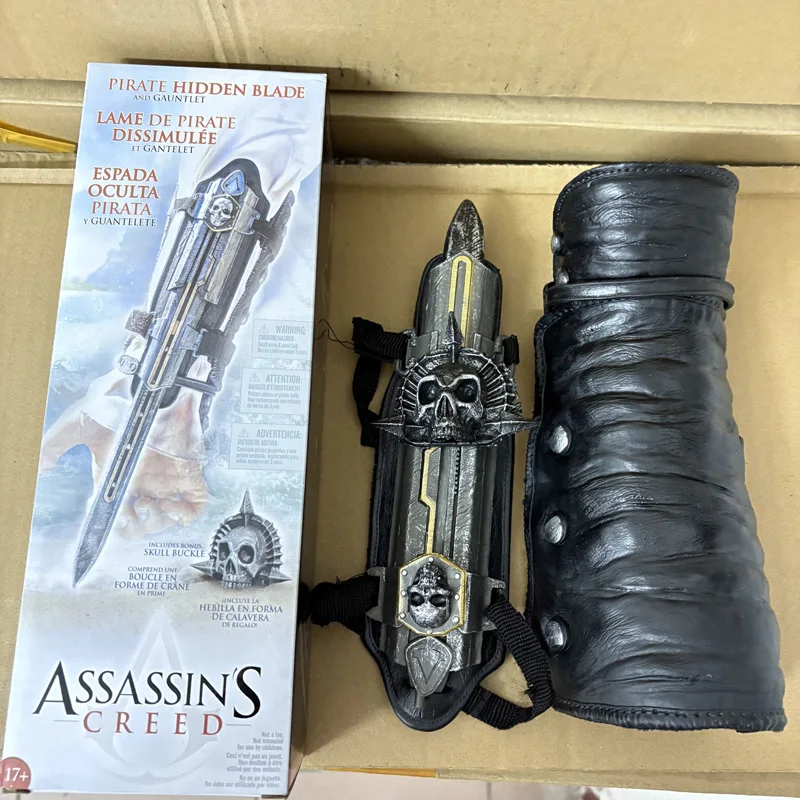 Espada de Hoja Oculta en Funda, Accesorios de Figura, Armas de Edward Kenway, Espadas de Cosplay de Black Flag, Juguetes Modelo de Cosplay, Regalos