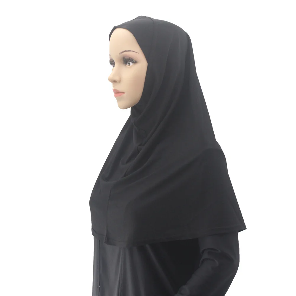 بلون الحجاب قطعة واحدة أميرة مسلم الحجاب وشاح المرأة الإسلام رئيس التفاف الأوشحة الفورية الصلاة الحجاب شالات النقاب نيكاب