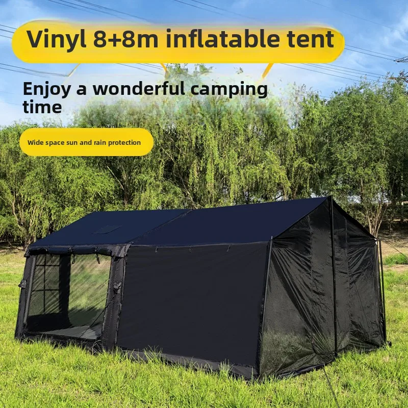 

Outdoor Camping Inflatable Tent, One Room and One Living Room, Camping Overnight Tent, Outdoor Courtyard, Waterproof