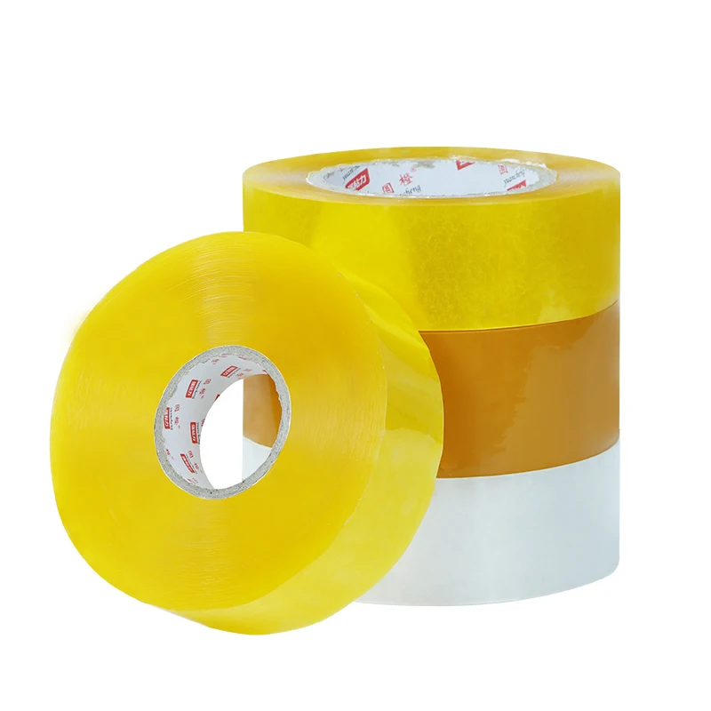 

42mm width clear yellow Tape Packing Tape,Clear Packaging Tape ,Shipping Tape for Moving Boxes, Shipping, Office Moving Boxes