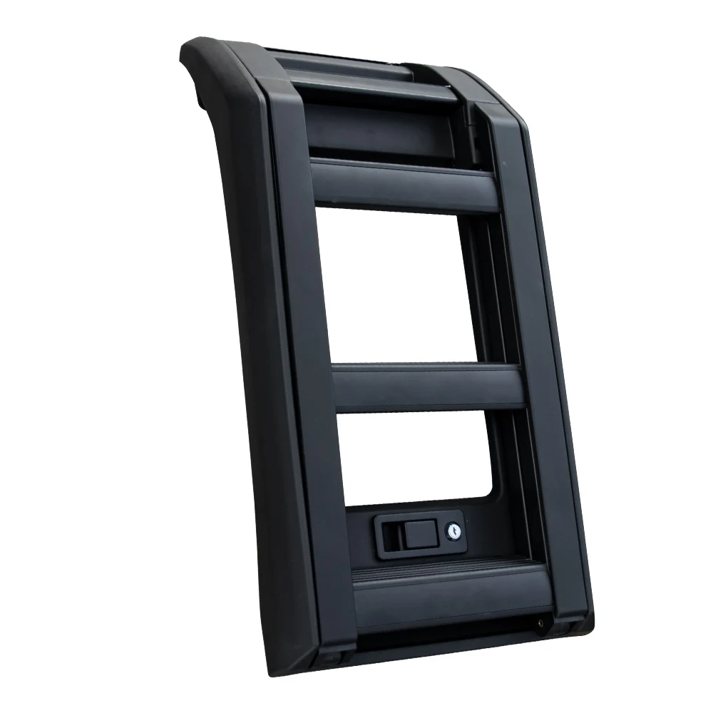 

New Design High Quality Auto Body Kits Aluminum Guard Black Climb Folding Ladder for BYD Leopard 5 Folding Ladder