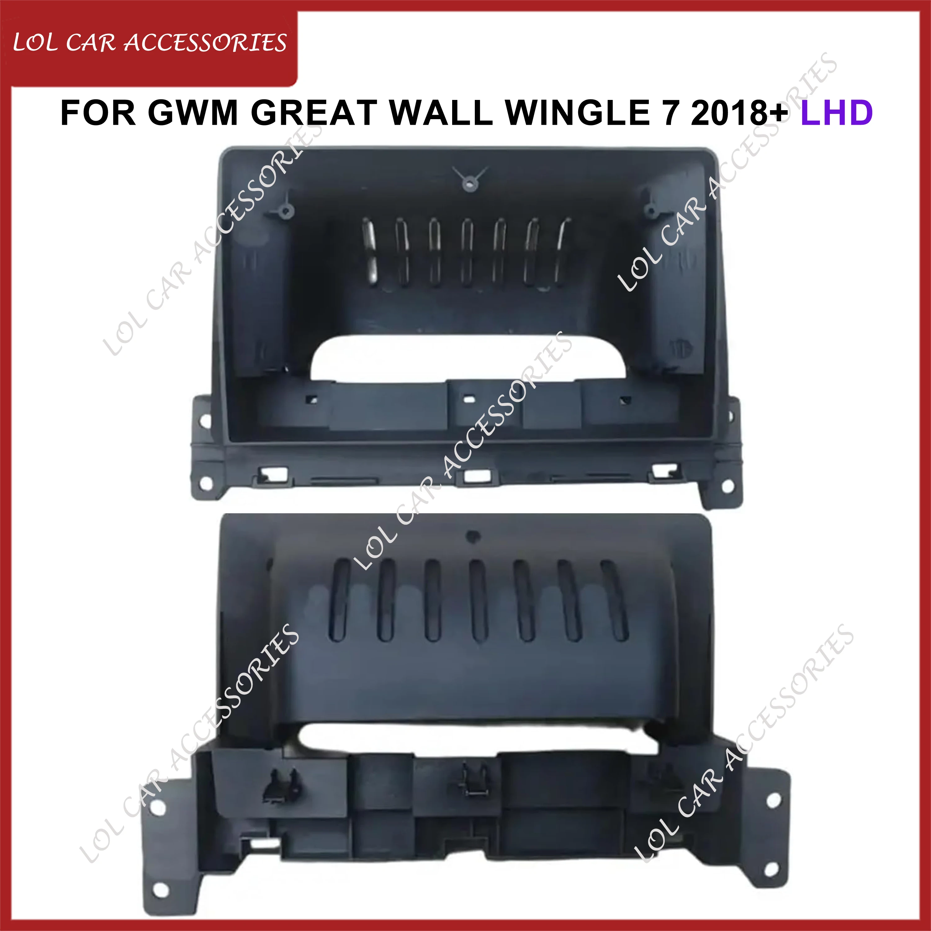 10.1 Inch For GWM Great Wall Wingle 7 2018+ LHD Car Radio Stereo 2 Din Head Unit Android MP5 Player Dash Panel Frame Fascia