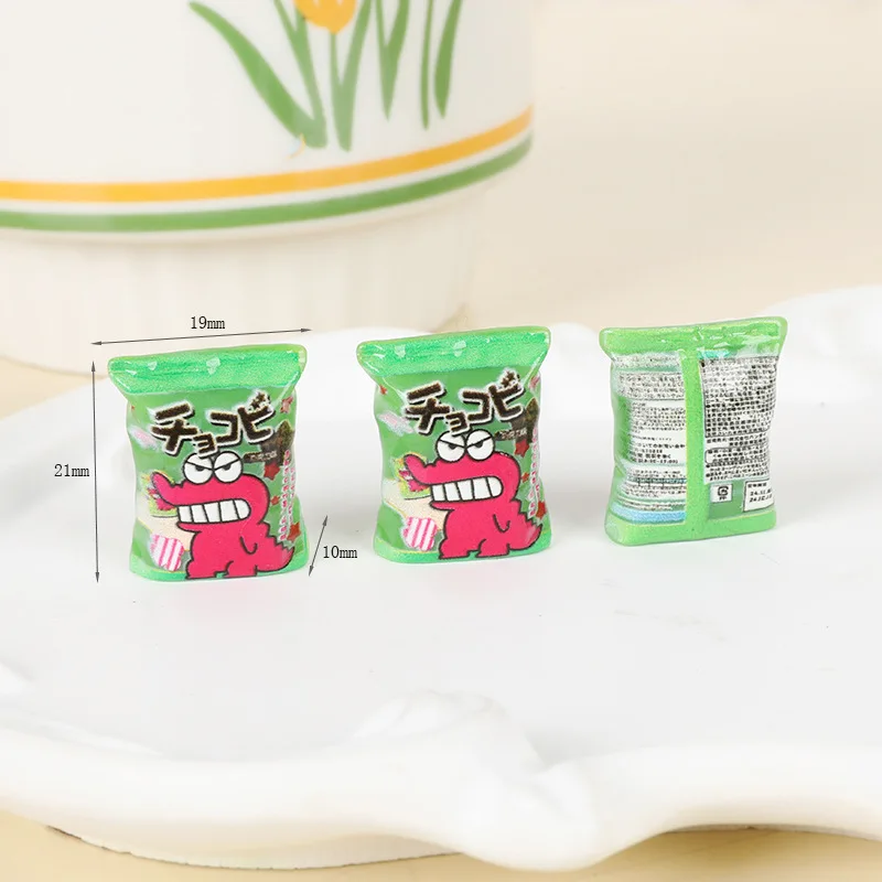 100 قطعة من الراتنج Kawaii مقلد صغير منتفخ للوجبات الخفيفة DIY للمطبخ دمية ديكورات منزلية اكسسوارات