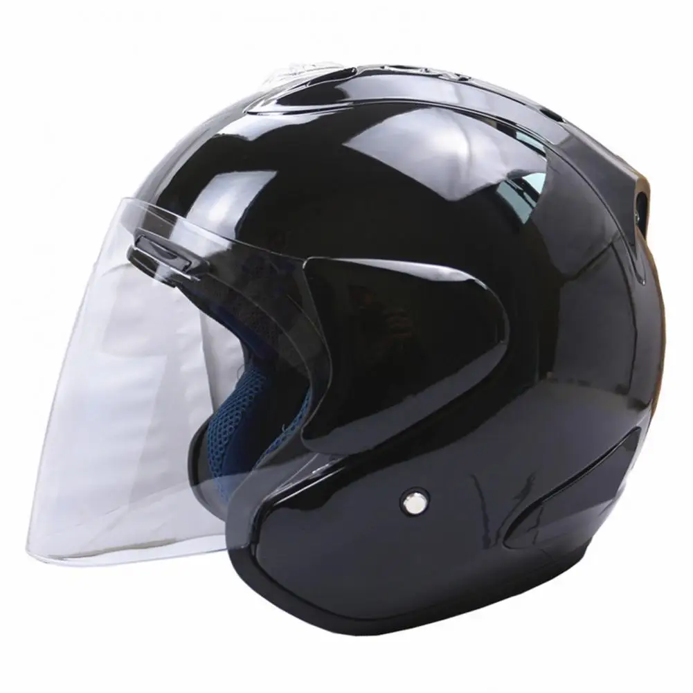 Half Cover Riding Helmet Protective Double D Buckle ABS Anti Corrosion Motorcycle Helmet for Outdoor