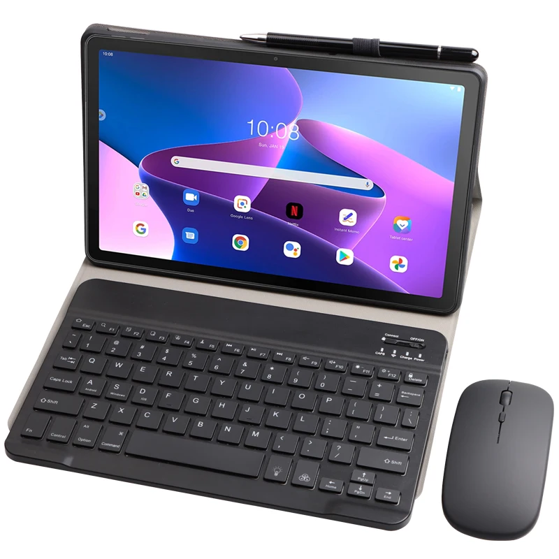 For Lenovo Tab M10 tablet case 10.1 inch Bluetooth keyboard TB-X605F/M with mouse TB-X505F/N/L