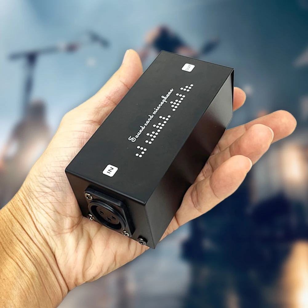 Dynamic Microphone Preamplifier 28dB Microphone Preamp Boosters Gain 28dB Sounds Boosters Perfect for Studio Recording