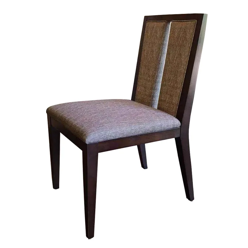 

#Commercial Solid Wood Dining Chair for Hotel Restaurant Cafe/Reception Use with High Elastic Sponge