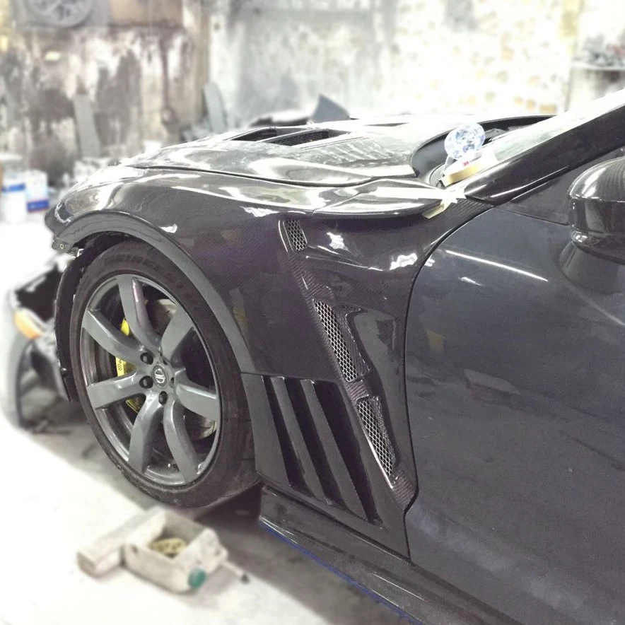 لنيسان GTR R35 ألياف الكربون EPA الجبهة الحاجز مع منفذ الهواء سيارة المصدات المنتج