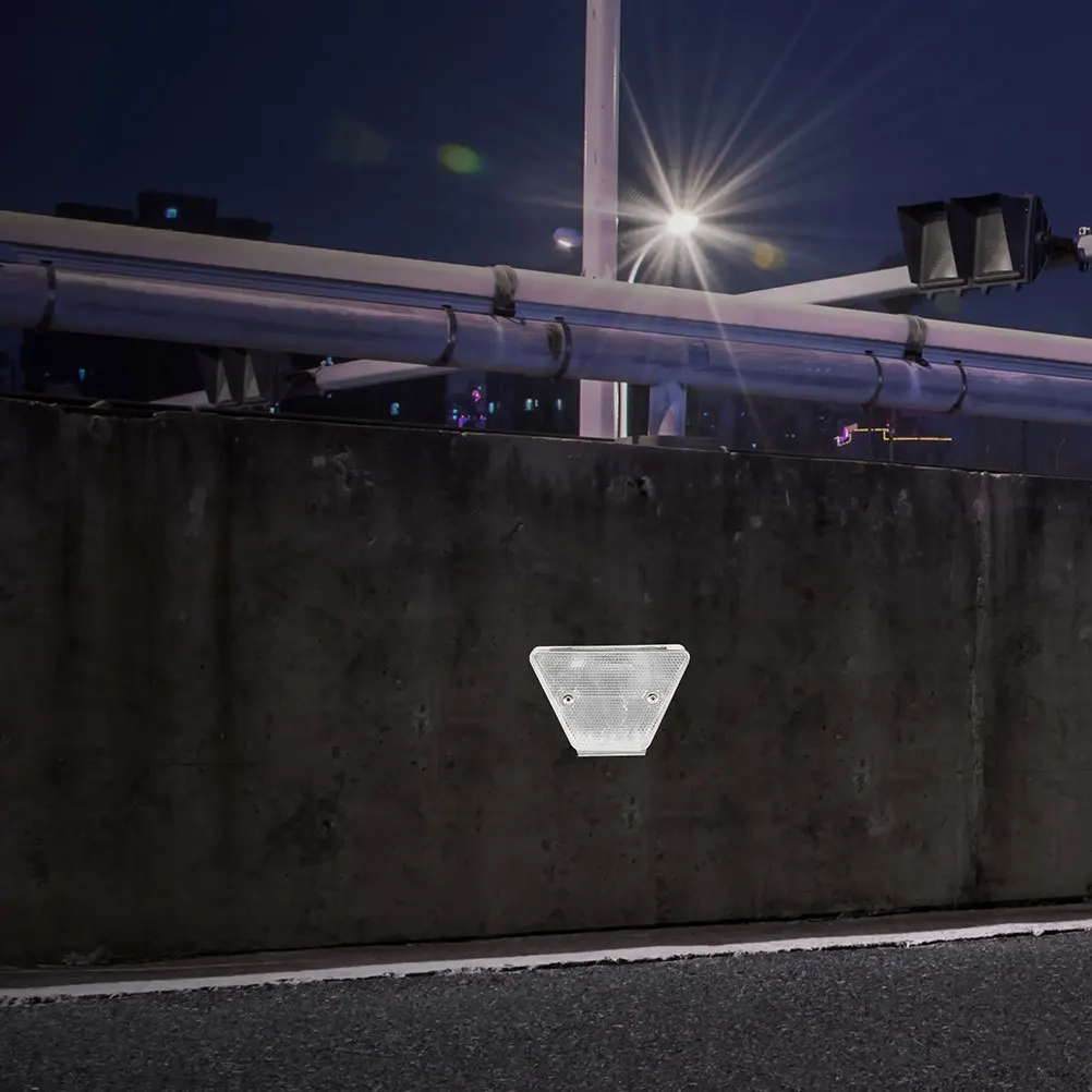 2Pcs Heavy Duty Contour Marker Reflective Pavement Indicator for Driveway Roadside and Guardrail