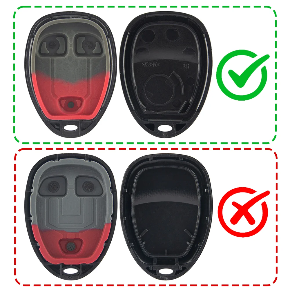 MYREMOTEKEY FCC OUC60270 OUC60221 Fernbedienung Auto Schlüsselanhänger Shell Smart Case für GM Chevrolet Impala Buick Lucerne Cadillac DTS – Detail 2