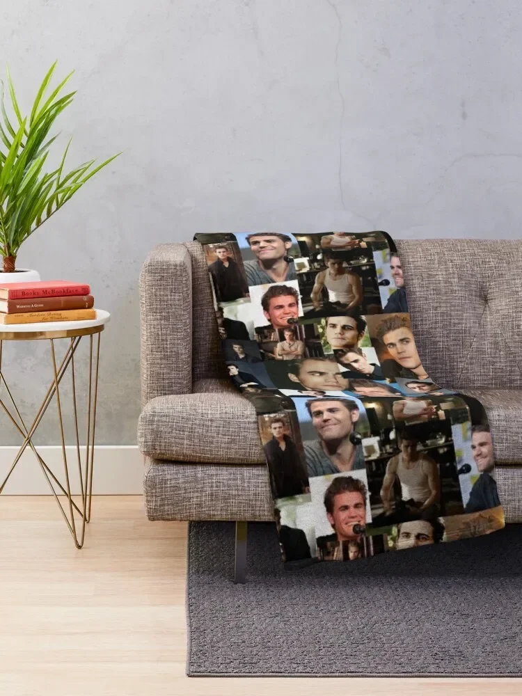 paul wesley Throw Blanket anime Decorative Beds Blankets