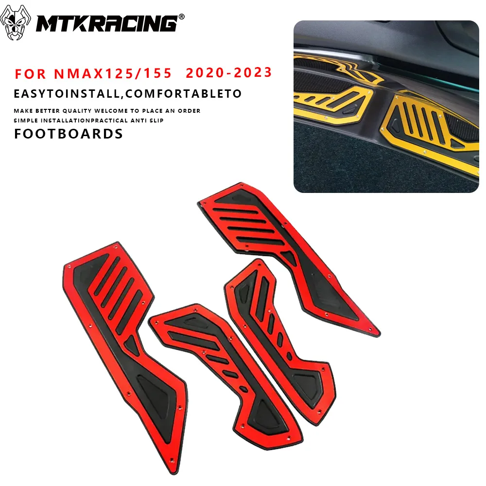 

MTKRACING For YAMHA NMAX125/155 2020-2024 Motorcycle pedals anti slip pedals foot pedal