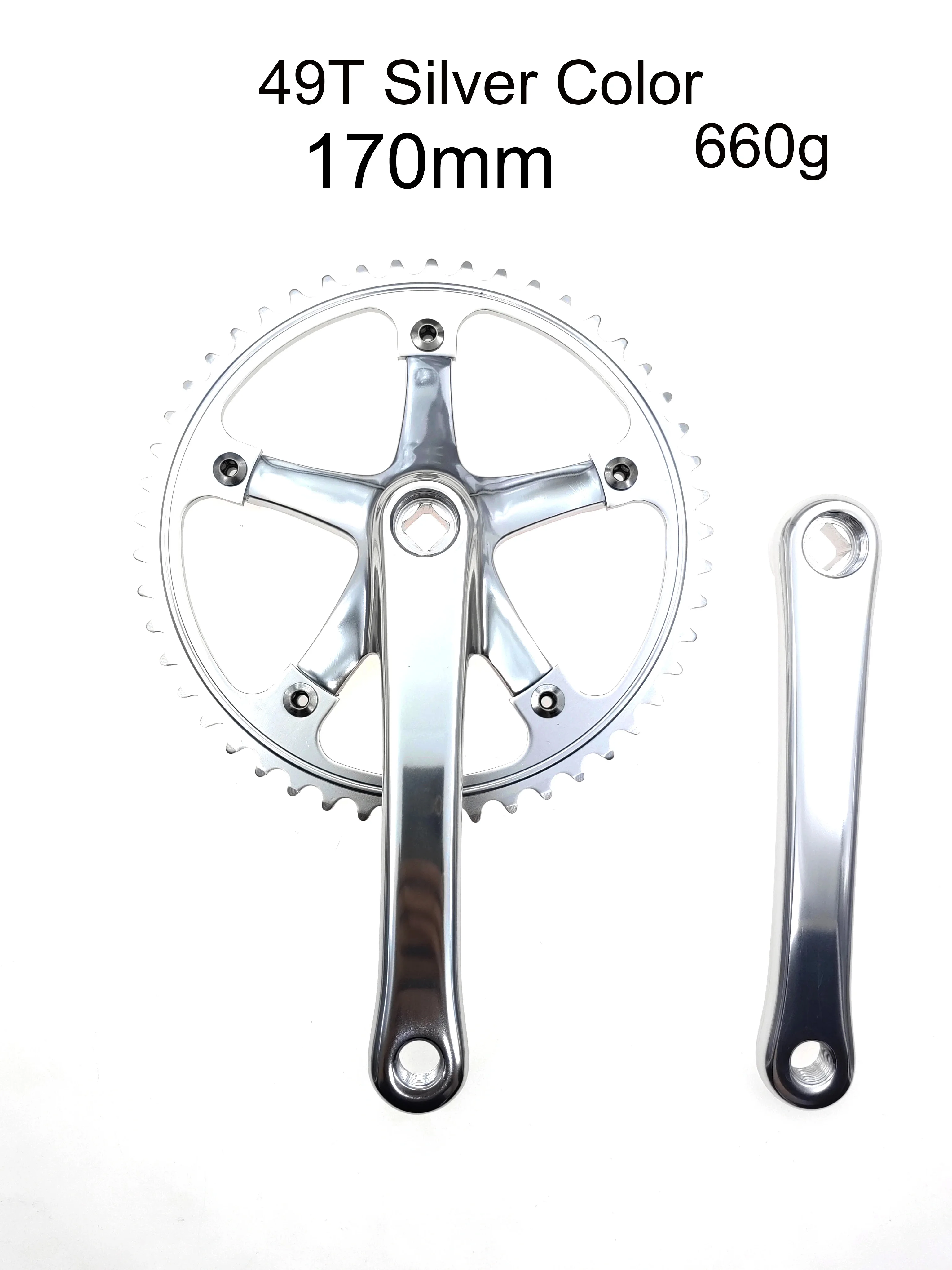 144 BCD Fixed Gear crankset Integrated crankset 49T CNC crank disc