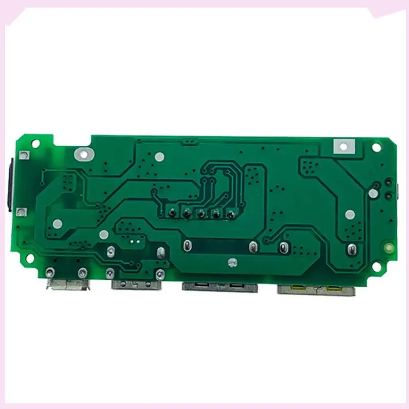 B24B LED Dual USB 5V 2.4A Micro/Type-C USB Mobile Power Bank 18650 Charging Module Lithium Battery Charger Board 4Pcs