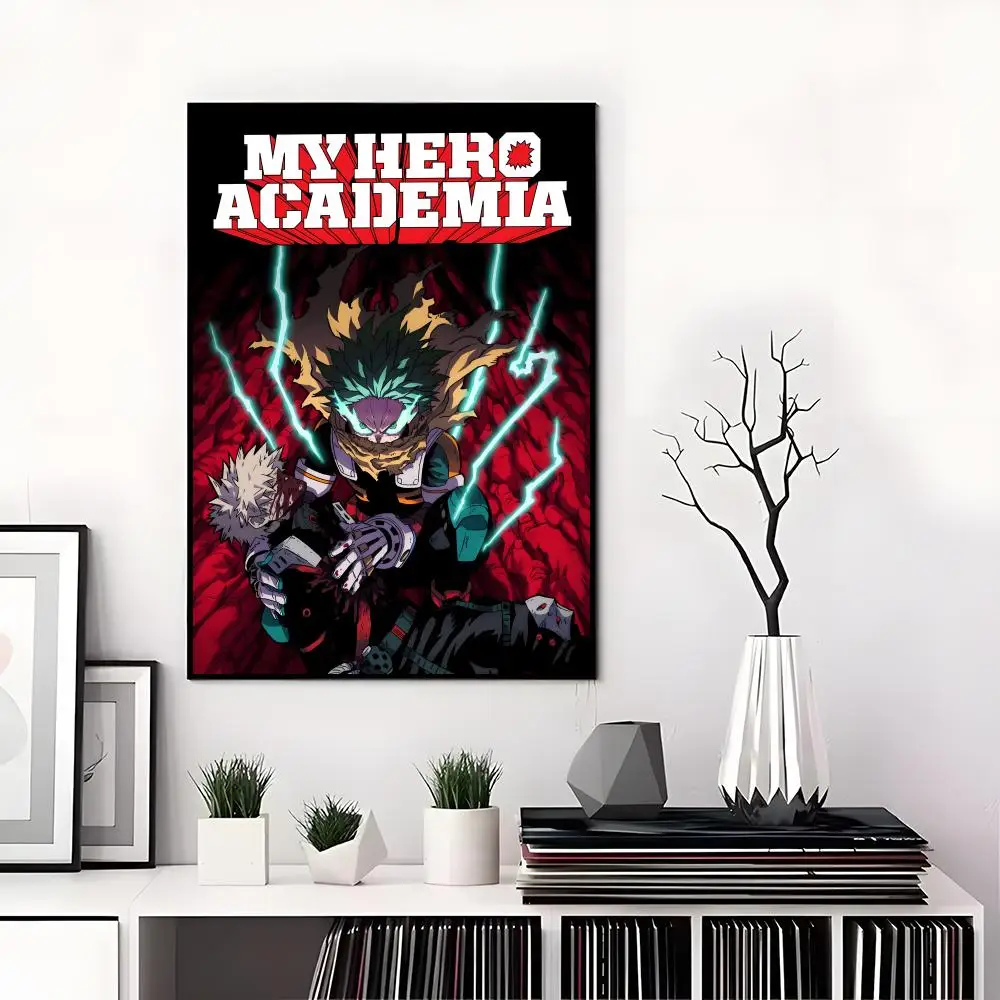 M-My Hero Academia Poster Hochauflösende Poster-Aufkleber, geeignet für Schlafzimmer, Wohnzimmer, Heimdekoration – Detail 12