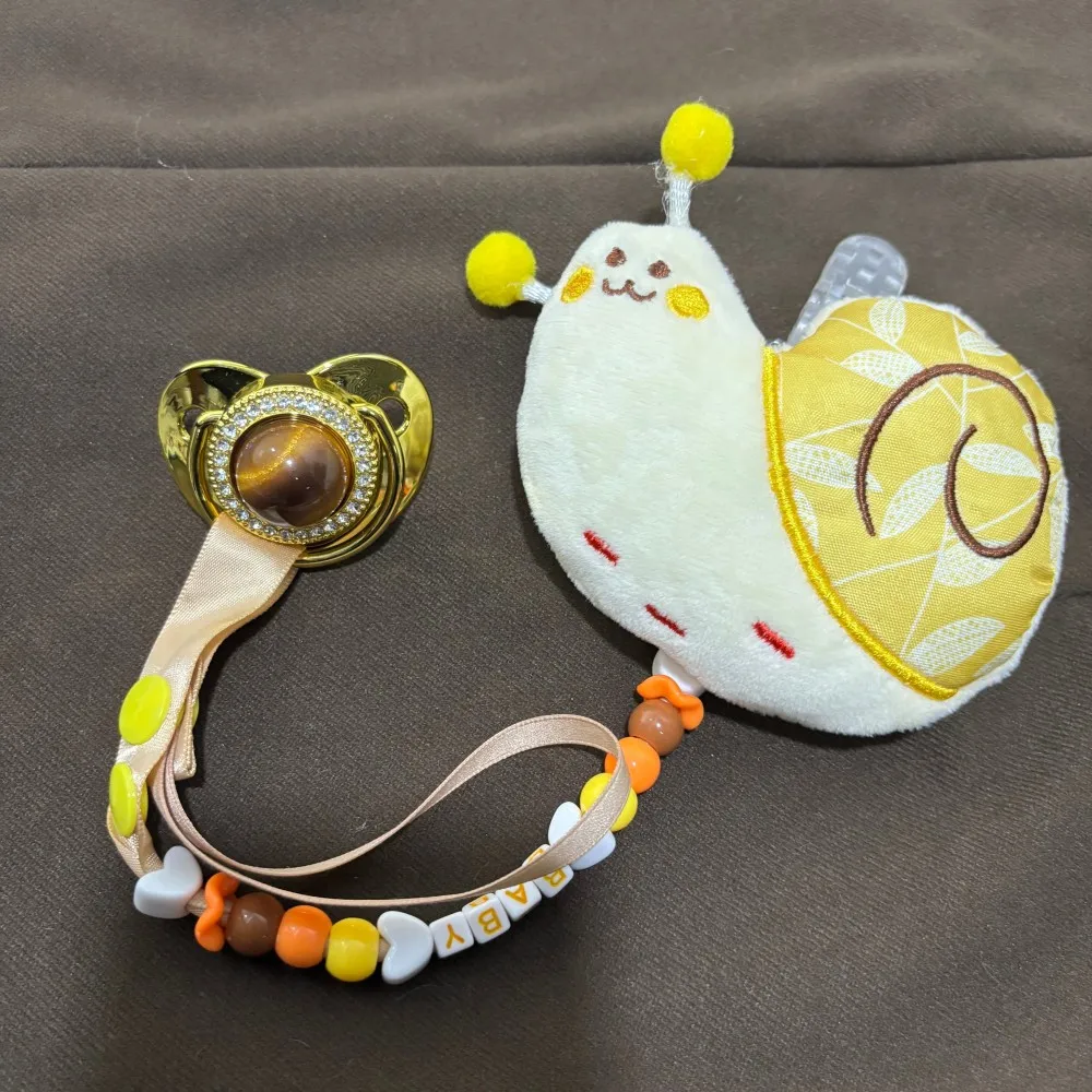 Funny Cartoon Print Newborn Pacifier Custom Pacifier Clip Lovely Style Newborn Essentials Baby Products Newborn Infant Gift