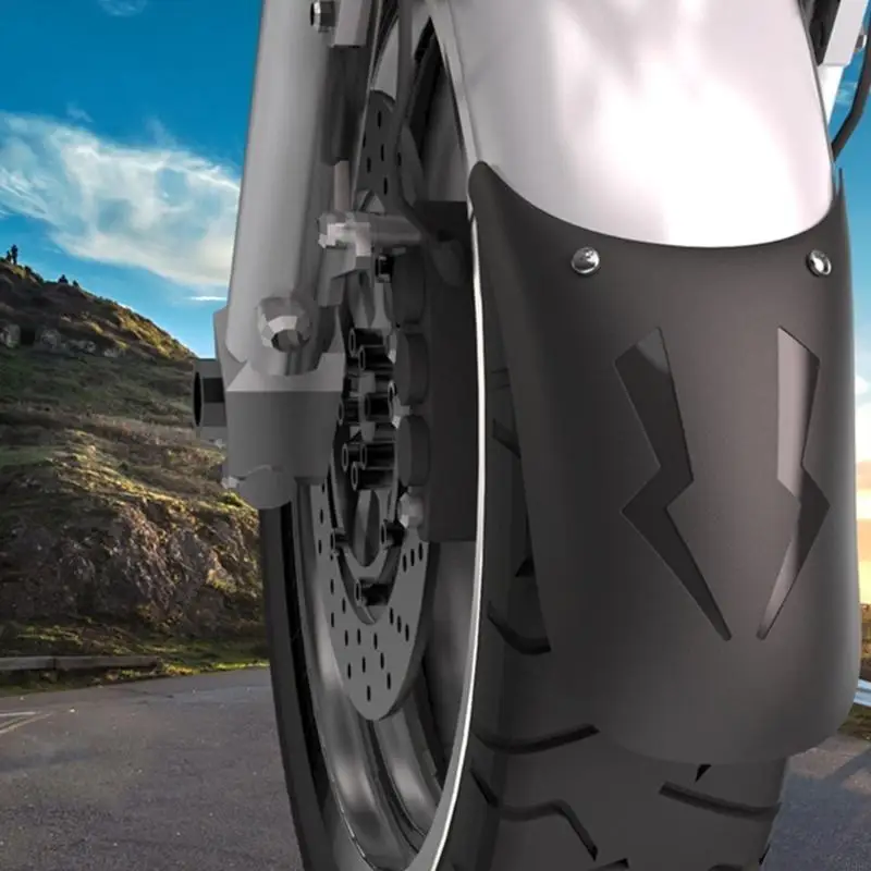 Motorcycle Front Wheel Extension Mudguard Extender Extended Front Mudguard for Terrain Biking Engine Protective