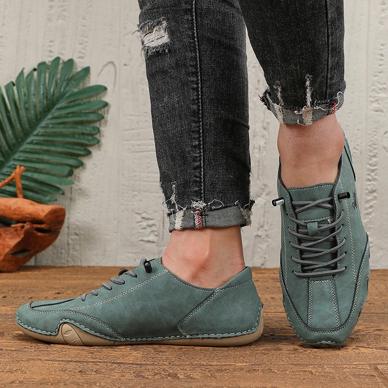 Shoes for Man Fashion Brand Loafers Soft Soled Comfortable Casual Walking Shoes Breathable Sports Tennis Outdoor Driving Shoes image 3