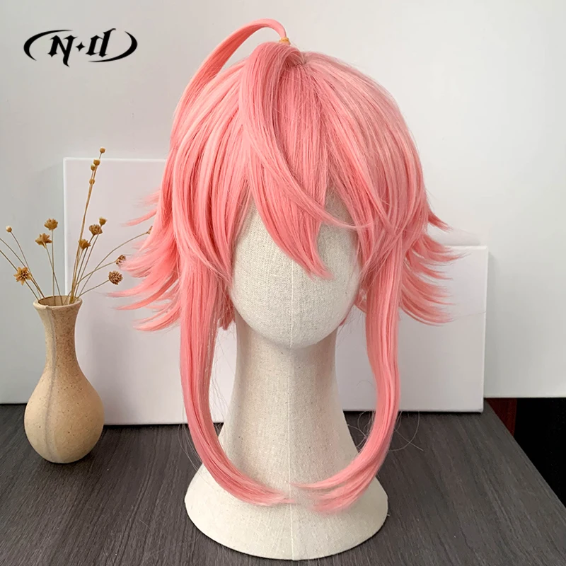 ND Tori Himemiya Cosplay Wigs Hairpiece Ensemble Stars Cosplay Hair Wigs for Comic Con Coser Costume Theme Party Heat Resistant