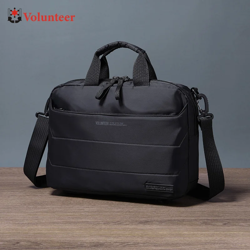 Volunteer Shoulder Bag for Men 2023 New Stylish Oxford Cloth Multi-pocket Travel Capacity High Quality Crossbody Bags 1713-02
