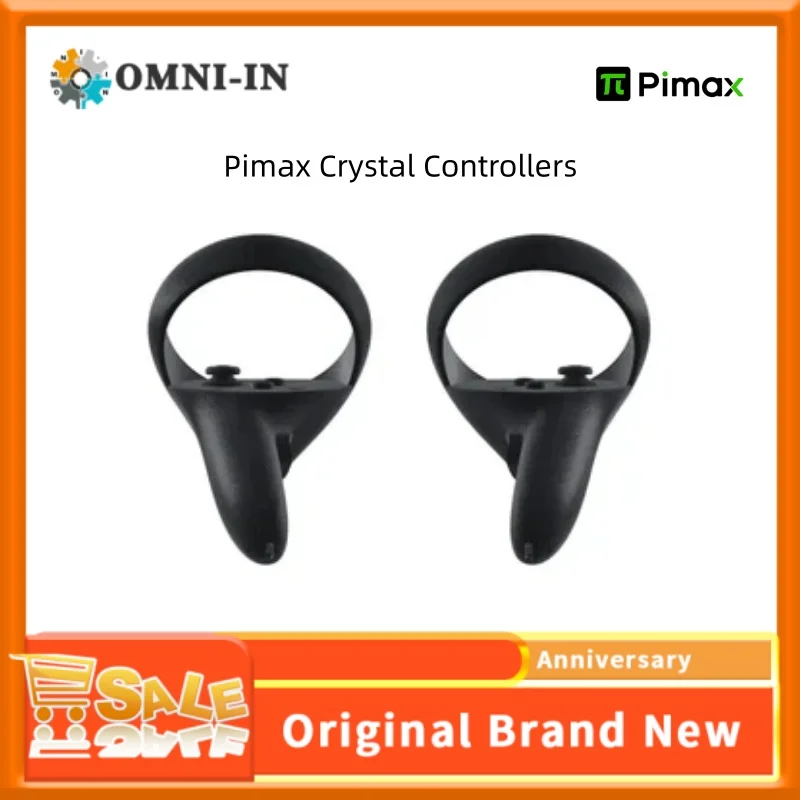 Pimax Crystal Controllers Feature Touch/Joystick/3DOF Functionality and Can Be Used with Various Pimax Inside-Out VR Devices.