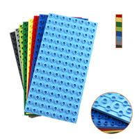 Good Quality Big Size Plate 8x16 128 Dots MOC Building Blocks Two Sided Baseplate Compatible with Lego Duplo Bricks