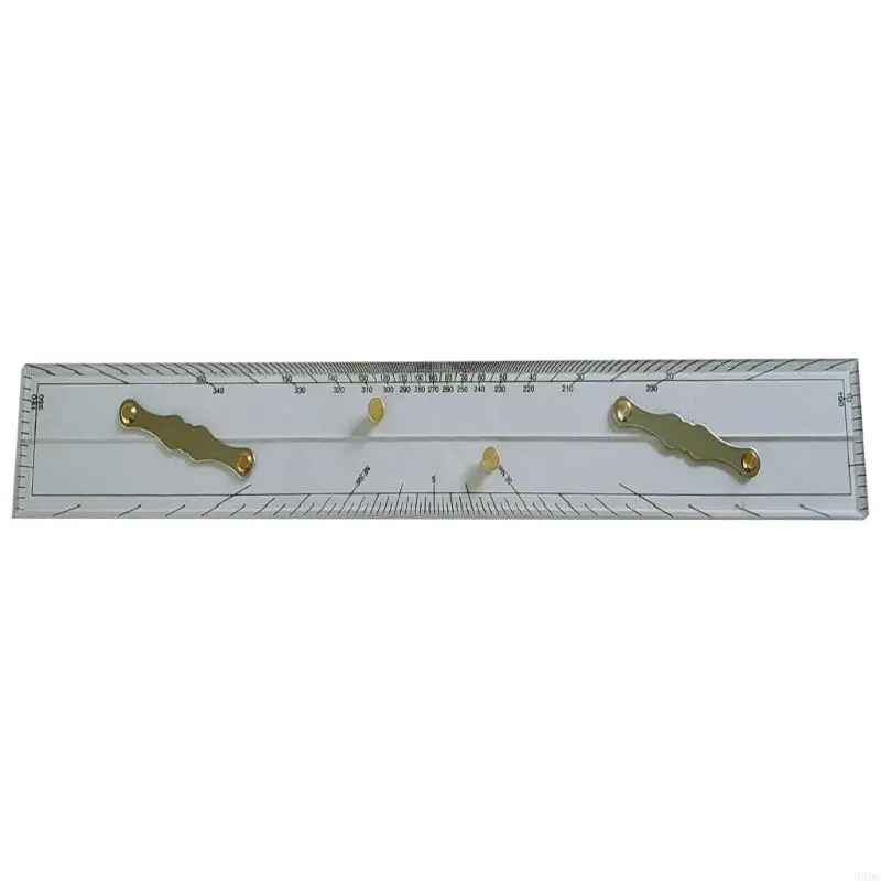 02DC Marine Navigation GPSPlotter Parallel Ruler NauticalNavigation Parallel Ruler for Boat Sea Chart Measuring Divider