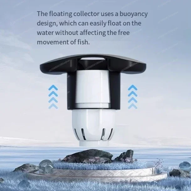 Fish Pond Floating Skimmer Automatic Leaf Debris Collection Filtration Cleaner