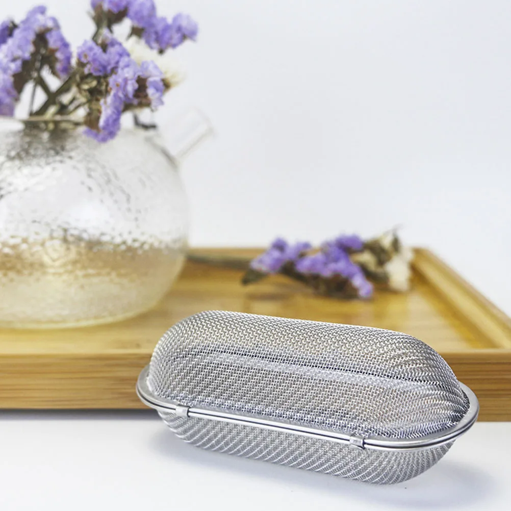 

2Pcs Tea Filter Strainer 304 Stainless Steel Dense Hole Not Leak Easy Clean Kitchen Tool Infuser Basket Home Restaurant
