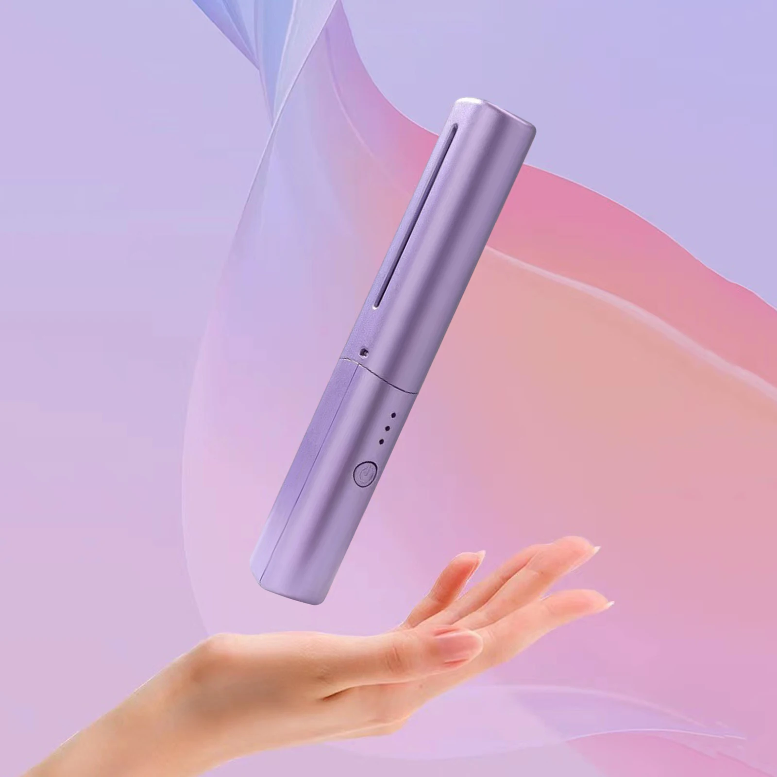 

Беспроводная электрическая расческа, перезаряжаемая портативная расческа для выпрямления, 3-температурные настройки для меньшего вьющихся волос, сияющих и более гладких волос