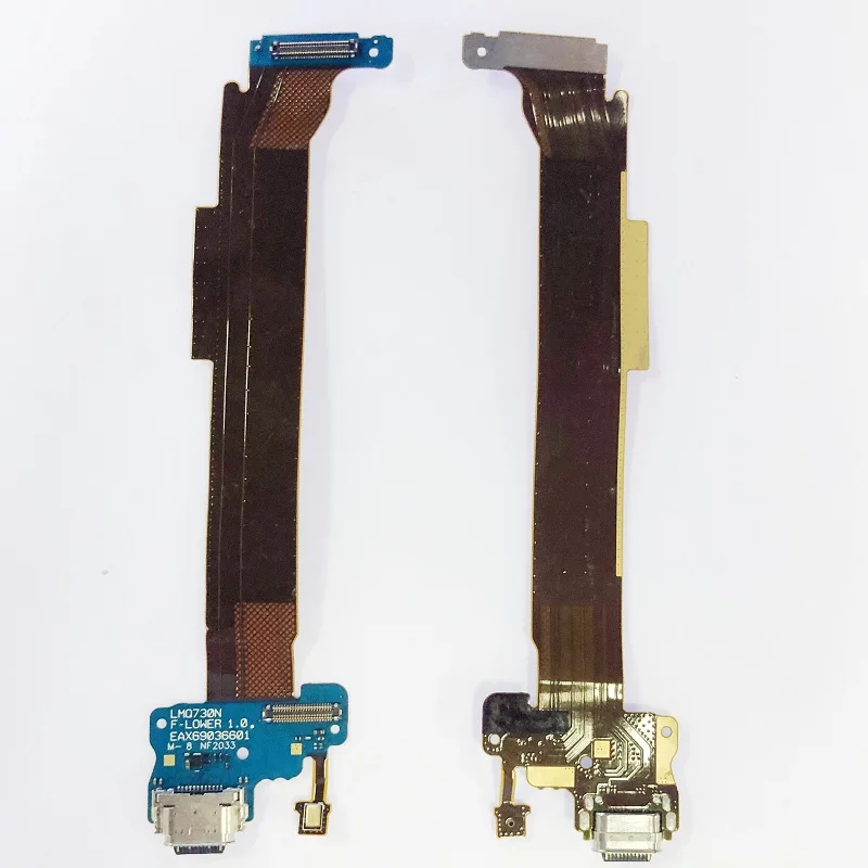 USB Charging Port Connector Board Parts Flex For LG Q70 LM-Q730N LMQ620 Charging Connector Flex Cable