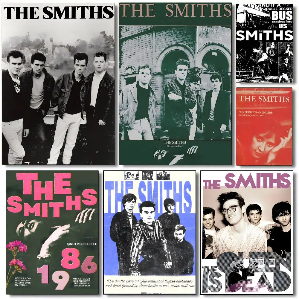 Rock Band The S-Smiths Poster Painting Prints Wall Art Picture Film Room Home Bar Cafe Decor Home Mural